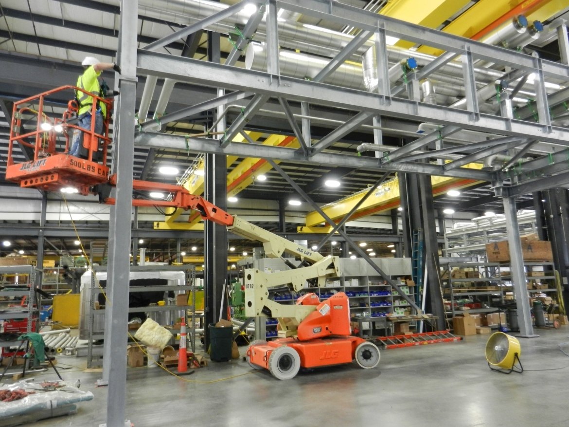 Commercial facility construction work